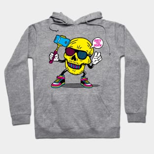 Skull Disco Till Death Selfie Hoodie